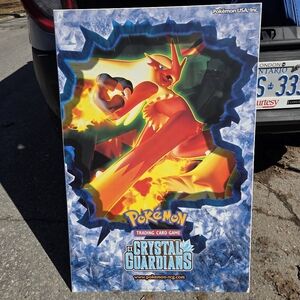 2006 Pokémon TCG EX Crystal Guardians Official Promo Display Board – 36x24" Plaq